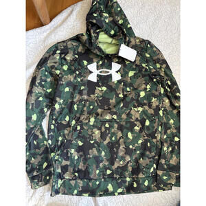 Under Armour Boy's Camo Hoodie‎ Sweatshirt Size XL